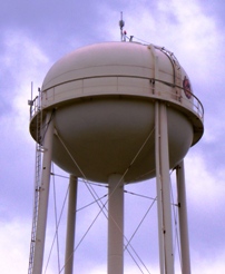 Mercer Control water tower