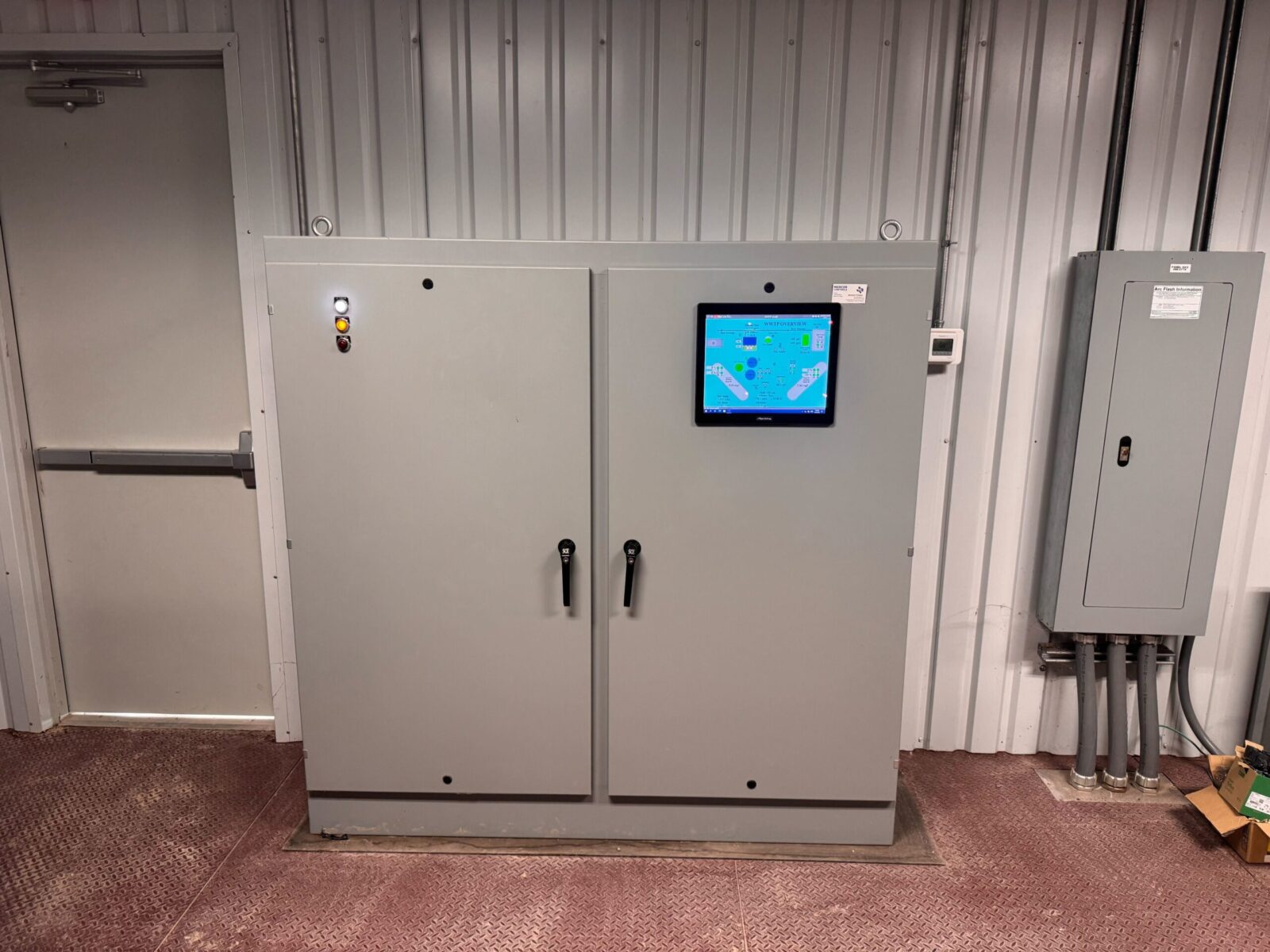 Custom UL 508A control panel built by Mercer Controls